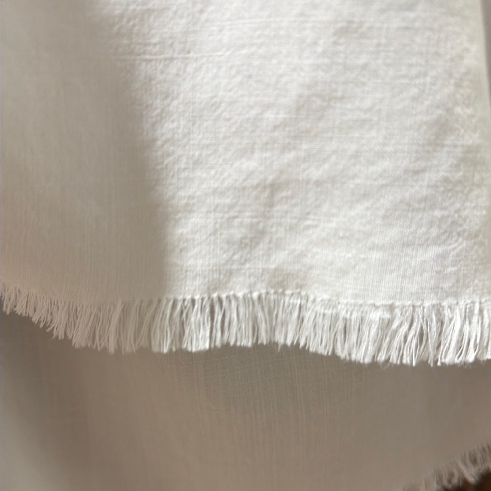 cloth & stone White Off-the-Shoulder Short Sleeve Top - Picture 5 of 9